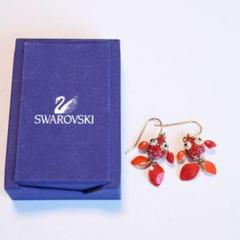 スワロフスキー 金魚 フックピアス