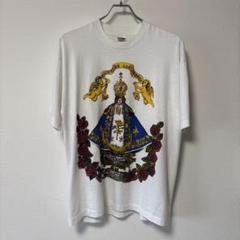 古着 80s 90s VINTAGE 聖母マリア イラスト Tシャツ