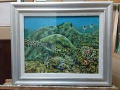 絵画、油彩、F6号、沖縄の海亀、佐原聖春 絵画、油彩、F6号、沖縄の海亀、佐原聖春 - メルカリ