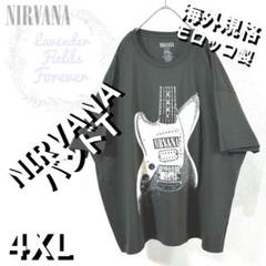 美品NIRVANAニルヴァーナ丙TシャツバンTロック音楽バンド4XLグランジ古着
