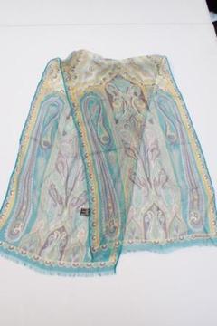 40785 ETRO エトロ ストール SILK 100% 32cm×112cm - メルカリ
