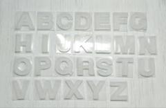 アルファベットシリコンモールド ハンドメイド レジン用品