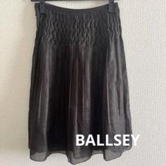 BALLSEY 黒フレアスカート 裏地あり　36のサムネイル