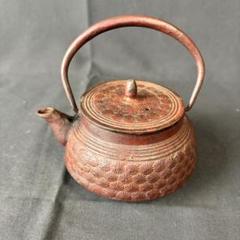 茶道具　鉄瓶 蓋模様あり　作者名刻印あり m81947225104_1.jpg?1719211232