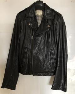 【極美品❗️】バックナンバー　シングルライダース　ゴートレザー　ブラック　XL Right-onプライベートブランド『BACK NUMBER』より リアルに