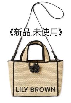 【極美品・完売品】LILY BROWN × MARY QUANT カゴトート 2025年最新】リリーブラウン レディース かごバッグの人気