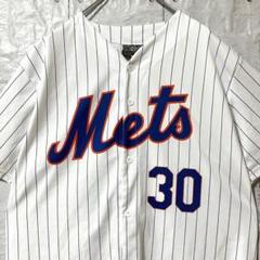 古着 ニューヨーク・メッツ MLB ベースボールシャツ ユニフォーム XL