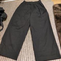 オローネ　パンツ　フリーサイズ　黒　美品