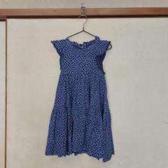 NEXT キッズ 116cm ワンピース ノースリーブ ブルー系 サマードレス