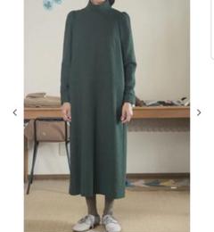 ミナペルホネン　ワンピース　siimes 38 グリーン ミナペルホネン ワンピース siimes 38 グリーン - メルカリ