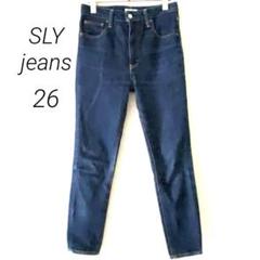 【SLY JEANS】 デニムパンツ ストレッチアンクルデニム 26