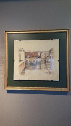 【海外 正規品】 篠崎 輝夫 シャトル風景 EB-ART 絵画