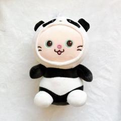 ぬいぐるみ パンダ猫 変身ネコ 人気 21cm 吸盤付き