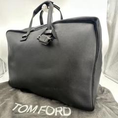 美品✨　トムフォード　ボストンバッグ　南京錠　レザー　鍵　黒　大容量
