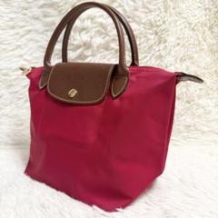 美品 LONGCHAMP ル・プリアージュ 2way オールレザー 赤 LONGCHAMP LONG CHAMP ロンシャン トートバッグ L ラージサイズ
