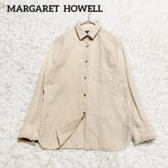 MARGARET HOWELLマーガレットハウエル リネンシャツ 麻 S〜M