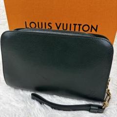 【極美品】 ルイヴィトン　タイガ　セレンガ　クラッチバッグ　セカンドバッグ 黒 LOUIS VUITTON ルイヴィトン バイカル セカンドバッグ クラッチ
