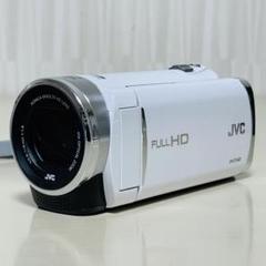 【美品】JVC ケンウッド ビデオカメラ GZ-E180-R JVCケンウッド Everio GZ-E180 ビデオカメラ ホワイト - メルカリ