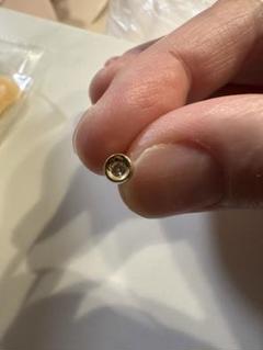 ジュエリーマキ　k18 刻印あり　ダイヤモンドピアス　片耳