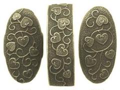 縁頭鐺3点セット山水正豊(41mm) nky-114