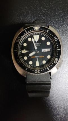 SEIKO ダイバーズウォッチヴィンテージ 150m防水 黒文字盤