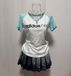 y2k 00s adidasアディダス ロゴtピチt 平成ギャル マクブリング