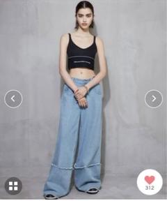 WONEM ワイドレッグジーンズ