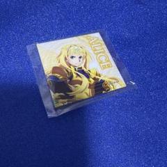 ソードアート オンライン　アリス　特典　缶バッジ ソードアート・オンライン abec 画集 缶バッジ アリス SAO