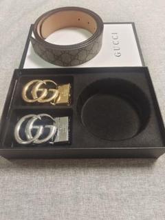 Gucci GGロゴ ベルト 新品未使用　黒 レザー 箱付き 楽天市場】グッチ ベルト 中古の通販