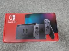 Nintendo Switch本体ジョイコングレー(不具合有)マイクロsd付