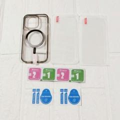 iPhone13/13Pro ケース 保護フィルム2枚付き megsafe対応
