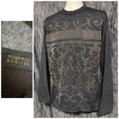 ◆FICCE UOMO(フィッチェ)ヨシユキコニシ・矢印と格子模様のハンドニット 90s/ハンドニット】フィッチェ ヨシユキコニシFICCE UOMO