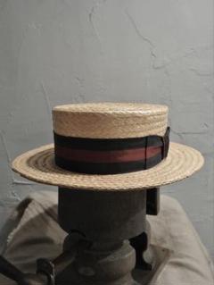 40s Vintage Stetson boater hat 1/4 58cm