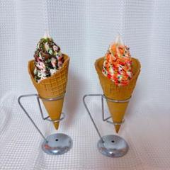食品サンプル ソフトクリーム 2個セット - メルカリ
