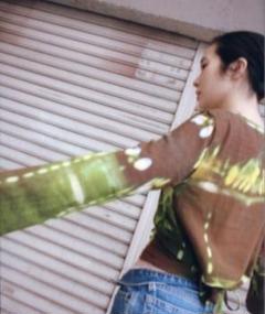 PAMM 長袖トップス 「たしかにそこにあった夜」 グリーン シャツ PAMM 長袖トップス 「たしかにそこにあった夜」 グリーン シャツ