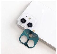 ブルー iPhone11用 レンズプロテクター
