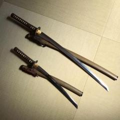 Js7 模造刀 日本刀 太刀 脇差 観賞用 大小 侍 刀 置物 昭和レトロ Js7 模造刀 日本刀 太刀 脇差 観賞用 大小 侍 刀 置物 昭和