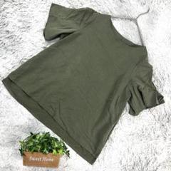 良品❗️【SHIFONERY】プリーツスリーブブラウス (38) カーキ