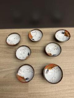 1533 九谷焼 猪口 7客 時代物 - メルカリ
