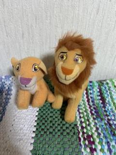 ディズニー ⭐️ ライオンキング ぬいぐるみ シンバ ナラ 希少 レトロ 激レア 希少 レア ライオンキング シンバ スカー ザズー ぬいぐるみ