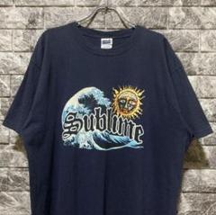 希少 SUBLIME Tシャツ サブライム ビッグサイズ ビッグロゴ 波