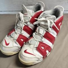 Nike AIR バスケットボールシューズ ホワイト/レッド 28.5cm