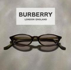 BURBERRY バーバーリー ブラウン グリーン オーバル メガネ サングラスのサムネイル