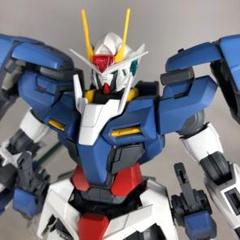 ガンプラ MG 1/100 ダブルオーガンダム+オーライザー 塗装済み完成品