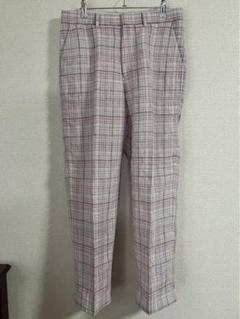 4 auralee linen silk check slacksのサムネイル