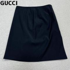 GUCCI デザインスカート ブラック 40 キレイめ フォーマル GUCCI デザインスカート ブラック 40 キレイめ フォーマル