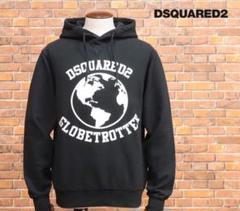 DSQUARED2 ブラック フード付きパーカー