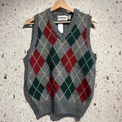 80s-90s McGREGOR アーガイルニットベスト　ヴィンテージ