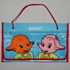 サトちゃん&サトコちゃん ウォールポケット(未使用品)ハガキ手紙入れ