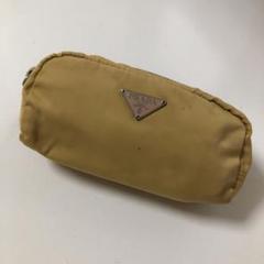 最終お値下げ❗️PRADA イエロー (マスタード)ラウンドポーチ